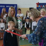 Pasowanie pierwszoklasistów.