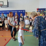 Pasowanie pierwszoklasistów.