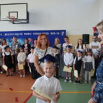 Pasowanie pierwszoklasistów.