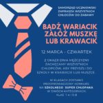 Szkolny Dzień Mężczyzny - plakat