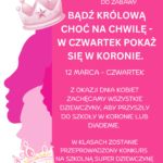 Szkolny Dzień Kobiet - plakat