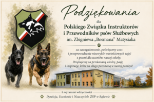 Spotkanie z przewodnikami psów służbowych