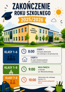 Zakończenie roku szkolnego