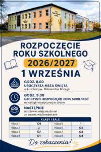 rozpoczęcie roku szkolnego 2026/2027